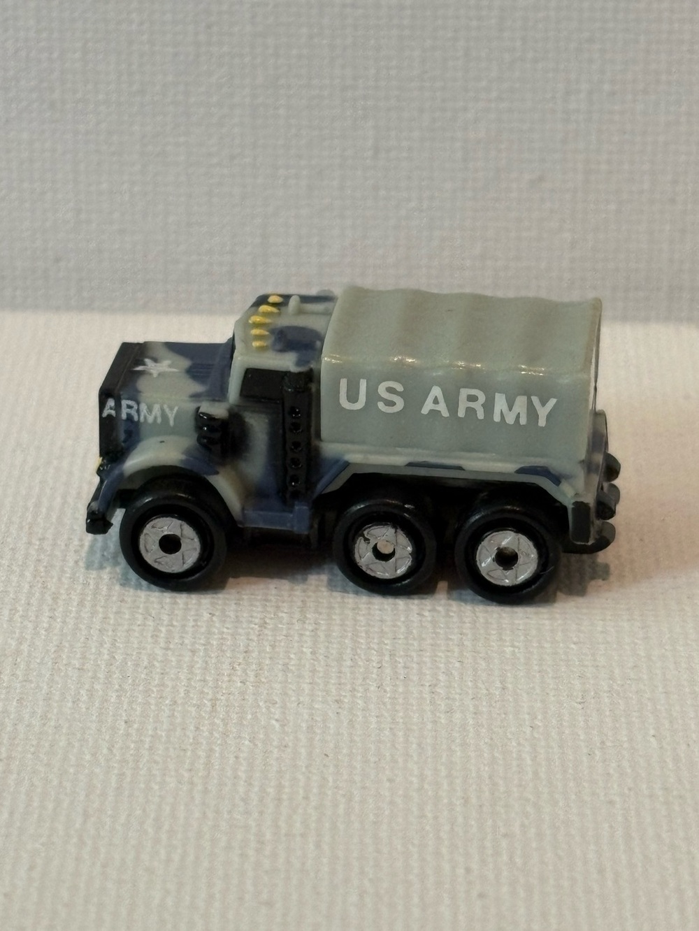 Micro Machines Insiders US Army Cargo Truck Mini 1984 Cake Topper toys